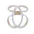 GemLily Curated Diamond Fashion Ring in 14K White Gold GemLily Curated Diamond Fashion Ring in 14K White Gold