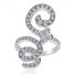 Leonardo Diamond Swirl Ring In 18K White Gold Leonardo Diamond Swirl Ring In 18K White Gold