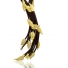 Brazil Boutique Leaf and Diamond Bolo Leather Necklace in 18 Karat Yellow Gold Brazil Boutique Leaf and Diamond Bolo Leather Necklace in 18 Karat Yellow Gold