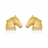 Bagh Design Horse Head Cufflinks in 18K Yellow Gold with Diamonds Bagh Design Horse Head Cufflinks in 18K Yellow Gold with Diamonds