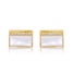 Bagh Designs Soft White Mother of Pearl Cufflinks in 18K Yellow Gold with Accent Diamonds Bagh Designs Soft White Mother of Pearl Cufflinks in 18K Yellow Gold with Accent Diamonds