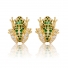 Bagh Designs Frog Cuff Links with Tsavorite and Diamonds Bagh Designs Frog Cuff Links with Tsavorite and Diamonds