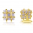 Bagh Designs Chalcedony Cuff Links in 18K Yellow Gold Bagh Designs Chalcedony Cuff Links in 18K Yellow Gold