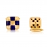 Bagh Designs Lapis Lazuli Cuff Links in 18K Yellow Gold Bagh Designs Lapis Lazuli Cuff Links in 18K Yellow Gold