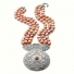 Henry Elfering "Wolf" Pendant Necklace Sterling Silver with Pearl Strands Henry Elfering "Wolf" Pendant Necklace Sterling Silver with Pearl Strands