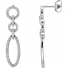 GemLily Curated Diamond Drop Earrings in 14K White Gold GemLily Curated Diamond Drop Earrings in 14K White Gold
