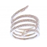 GemLily Curated Diamond Snake Ring in 14K White Gold GemLily Curated Diamond Snake Ring in 14K White Gold