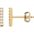 GemLily Curated Diamond Bar Earrings 14K Yellow Gold GemLily Curated Diamond Bar Earrings 14K Yellow Gold