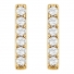 GemLily Curated Diamond Bar Earrings 14K Yellow Gold GemLily Curated Diamond Bar Earrings 14K Yellow Gold