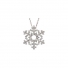 GemLily Diamond Snowflake Necklace GemLily Diamond Snowflake Necklace