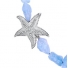 GemLily Original Sterling Silver Starfish Aquamarine Necklace GemLily Original Sterling Silver Starfish Aquamarine Necklace