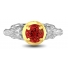 Henry Elfering Rubelite Wolf Ring Henry Elfering Rubelite Wolf Ring