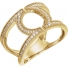 GemLily Curated Geometric Wide Ring with Diamonds GemLily Curated Geometric Wide Ring with Diamonds