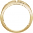 GemLily Curated Geometric Wide Ring with Diamonds GemLily Curated Geometric Wide Ring with Diamonds