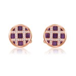Rosegold Mother of Pearl Cufflinks