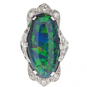 207 carat Art Deco ring